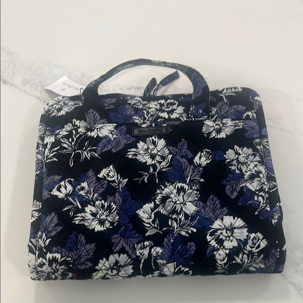 Vera Bradley Floral Black and Blue Women's Bag